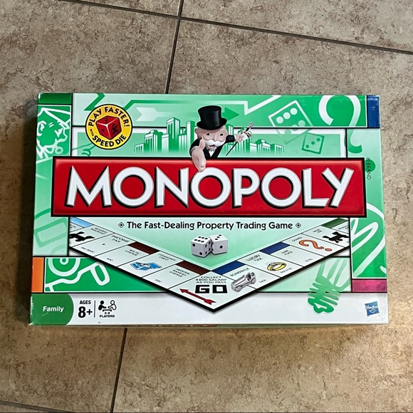 Monopoly The Fast-Dealing Property Trading Game w/ Speed Die 100% Complete. - Picture 4 of 8